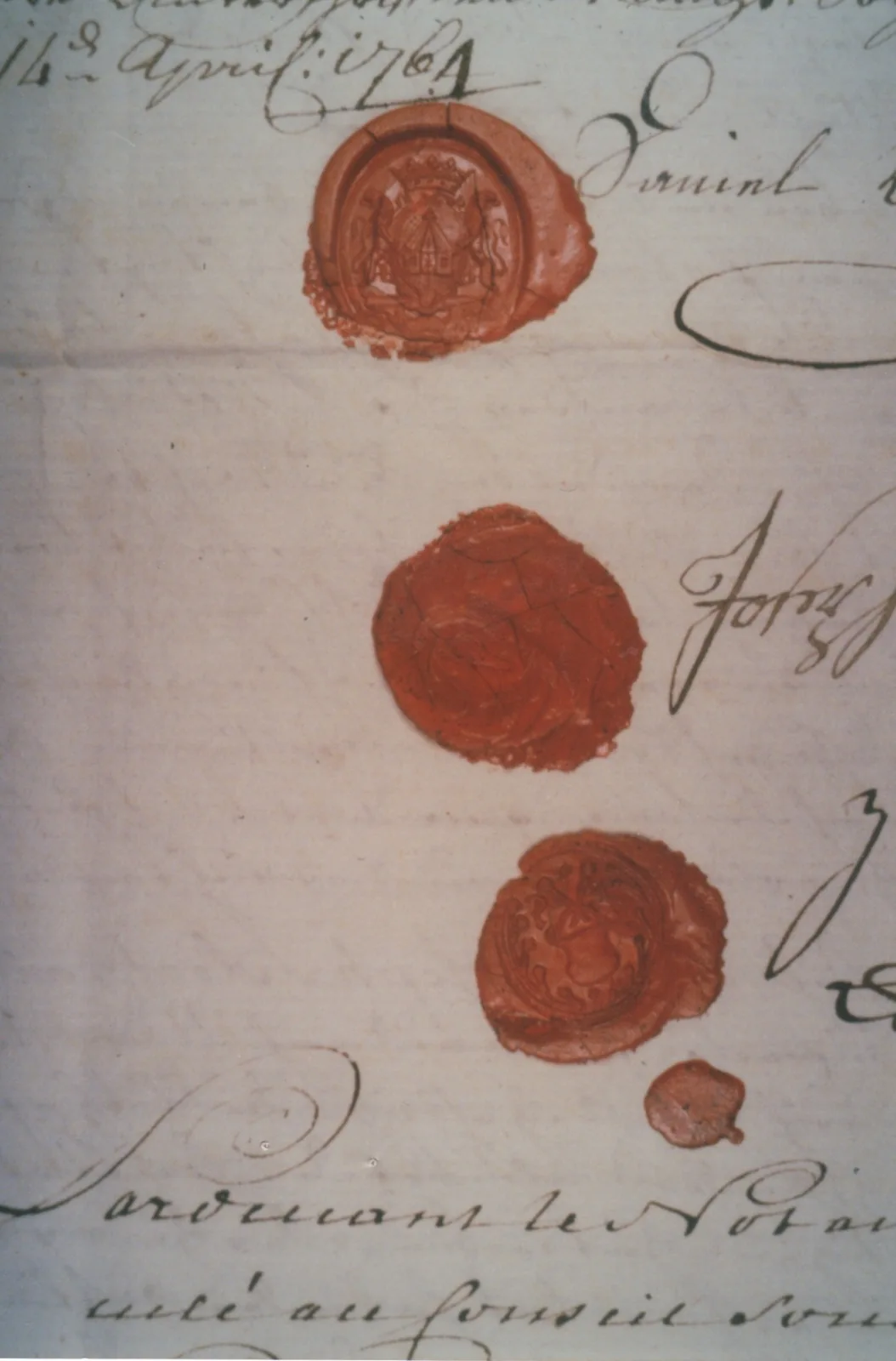 Original wax seals